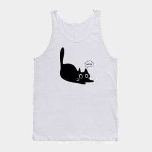 black cat says what Tank Top